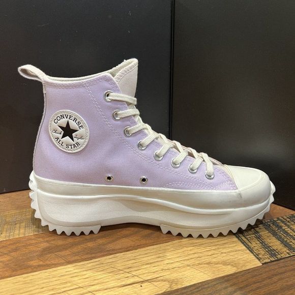 CONVERSE Run Star Hike Tri-Panel Pastel Shoes Sneakers Pink Clay A01582C Women’s - Picture 2 of 5